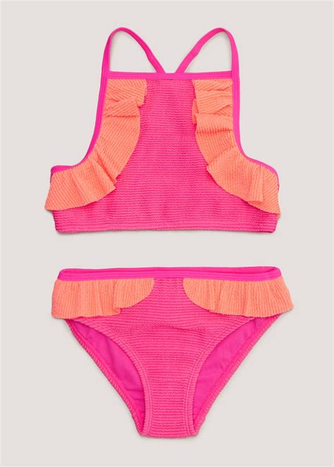 matalan pink frill swimsuit.